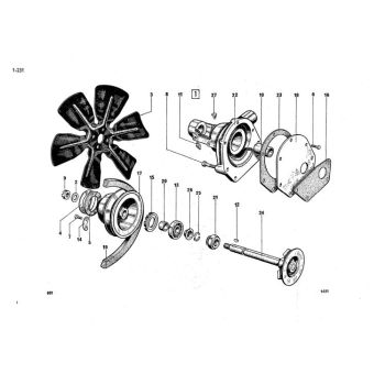 WATERPOMP + VENTILATEUR